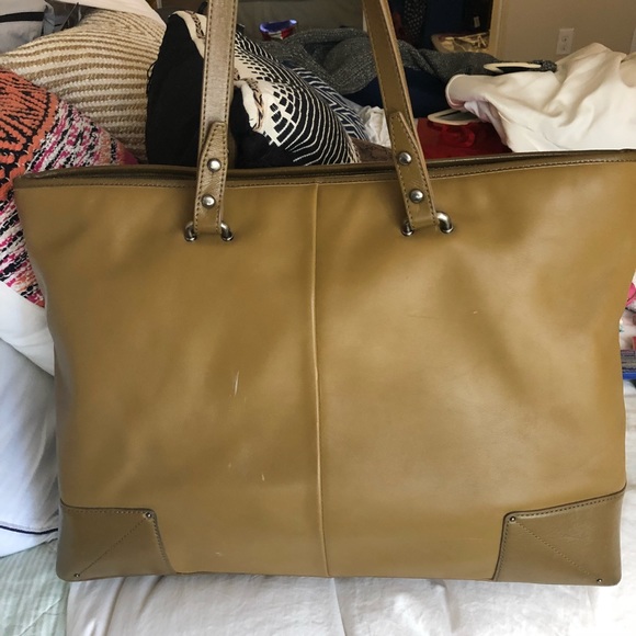 Pour La Victoire leather shoulder bag tote - Picture 3 of 6